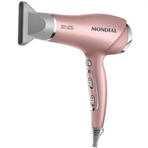 Secador De Cabelos Mondial Golden Rose Sc-32 Com Emissão De íons Tourmaline Rosa 2000w Rosa 220v