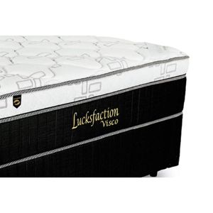 Colchão Solteiro Molas Ensacadas Visco Masterpocket Lucksfaction Black (88x188x36) - Luckspuma