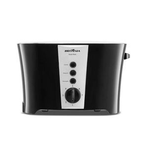 Torradeira Tostapane 850w 7 Niveis 066201027 Britania Preto/inox 127v