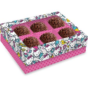 Caixa C/ Visor 6 Bombons Hello Kitty Fest