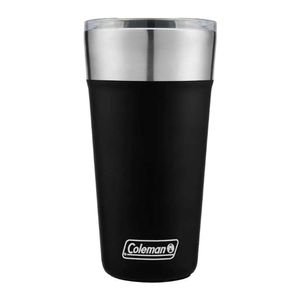 Copo Térmico Coleman 600ml Preto Com Tampa Preto