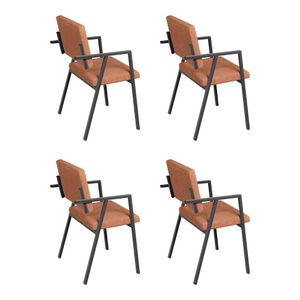Conj4 Poltrona Podium Plus Terracota