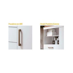 Cômoda Solteiro Marabá 1.6 C- 1 Porta 2 Nichos E 6 Gavetas C- Espelho E Pés Jatoba - Santos Andirá