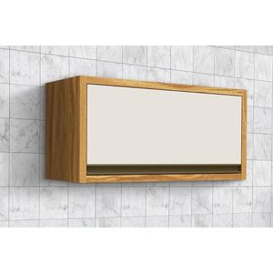 Armário Aéreo Cozinha Modulado Tempranillo 1 Porta Basculante 80cm Amendoa-off White - Ronipa