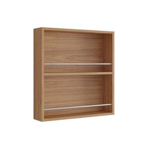 Armário Aéreo P- Cozinha Eloise Porta Tempero 52 Cm Freijo - Mgm