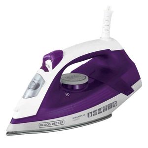 Ferro Black E Decker Base Ceramica 1200w Branco-roxo 127v