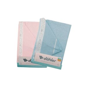 Toalha De Banho Com Capuz Para Bordar Döhler Baby Kids Rosa