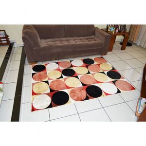 Tapete Veludo 2.00m X 3.00m Marbella Moderno Dama-4 Rayza