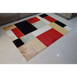 Tapete Veludo 2.00m X 2.50m Marbella Moderno Retangulos Rayza