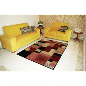 Tapete Veludo 1.00m X 1.50m Marbella Moderno Artistic-1 Rayza