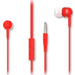 Fone De Ouvido Motorola Earbuds 105 Jack 3.5mm Com Microfone - Vermelho