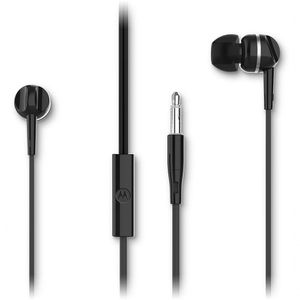 Fone De Ouvido Motorola Earbuds 105 Jack 3.5mm Com Microfone - Preto
