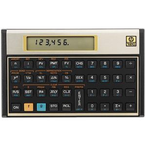 Calculadora Financeira Hp 12c 10 Digitos Com 120 Funcoes - Preta/dourada