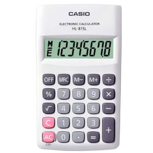 Calculadora Compacta Casio Hl 815lbk - Branco