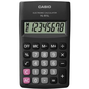 Calculadora Casio Hl-815l-bk De 8 Digitos - Preta
