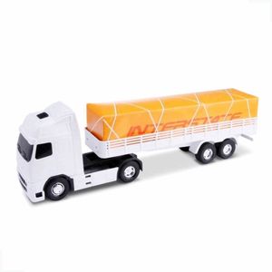Caminhão Carreta Carga Seca Interstate - 40cm - Omg Kids Cor:branco