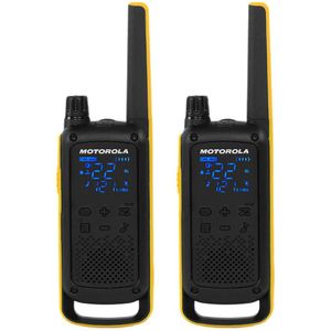 Walkie Talkie Ie Motorola Talkabout T470 35 Milhas/56 Km Bivolt - Preto/amarelo
