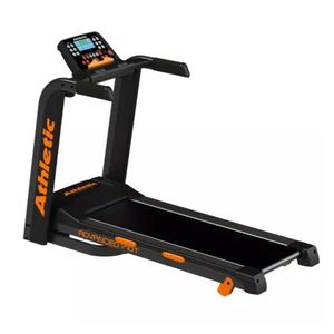 Esteira Eletrônica Athletic Advanced 710T Motor 5.0 HPM 12 Níveis de Inclinação Até 130Kg 16 KM/H Preto/Laranja 220V 3794