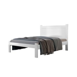 Cama Casal Em Mdf 145,5x91x196cm Prisma Branco