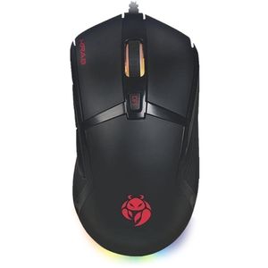 Mouse Gamer Krab Chimera Kbgmr50 Rgb 24000dpi - Preto (com Cabo)
