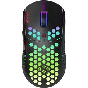 Mouse Gamer Krab Dual Shadow Kbgmd30 Rgb 10000dpi Wireless/usb - Preto