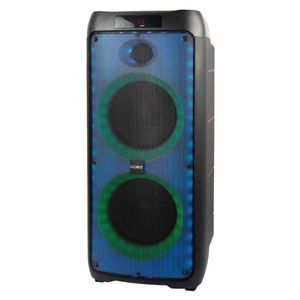 Caixa De Som Coby Cy3362-280 - Bluetooth - Usb/sd/aux - 80w - Com Microfone - 2x 8 - Preto