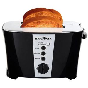 Torradeira Britania Tosta Pane - 800w - 220v - Preto