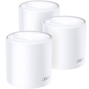 Roteador Wireless Tp-link Deco X20 Ax1800 (3-pack) 574 Mbps Em 2.4ghz + 1201 Mbps Em 5ghz - Branco