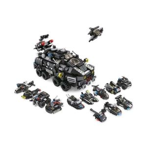 Blocos De Montar 12 Em 1 - Cubic - Swat - 572 Peças - Multikids