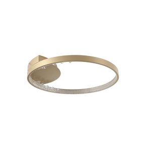 Plafon Milenium Integrado 24w 3000k 1800lm Ip20 Bella Iluminação Dourado