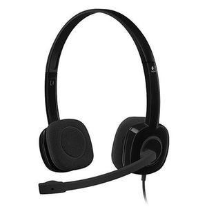 Headset Logitech H151 Com 3.5 Mm Para Pc/smartphone E Tablet - Preto