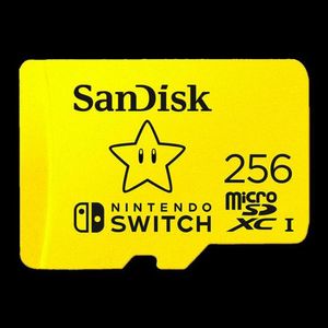 Cartao De Memoria Micro Sd Sandisk 256gb / 100mb/s - Nintendo Switch (sdsqxao-256g-gnczn)