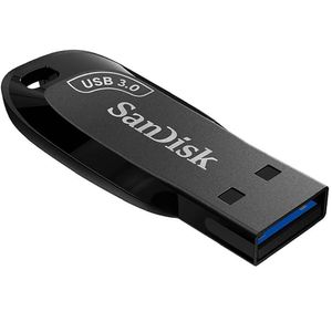 Pen Drive De 256gb Sandisk Ultra Shift Sdcz410-256g-g46 Usb 3.0 - Preto