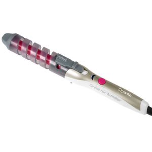 Modelador De Cabelo Quanta Qtmc200 180 C Bivolt - Branco/dourado
