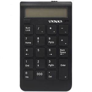 Teclado Numerico Sem Fio Satellite Ak-185 - Preto