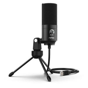 Microfone Fifine K669b - Usb - Condensador Cardioide - Preto