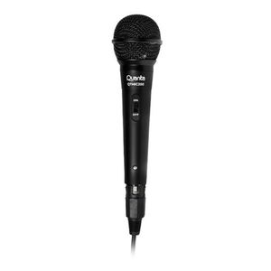 Microfone Quanta Qtmic200 3 Metros - Preto