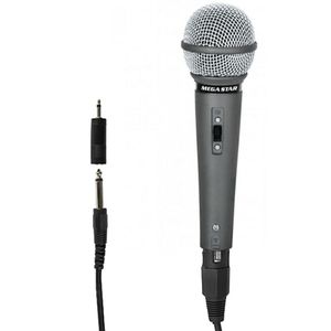 Microfone Megastar Deh355 Unidirecional - Preto