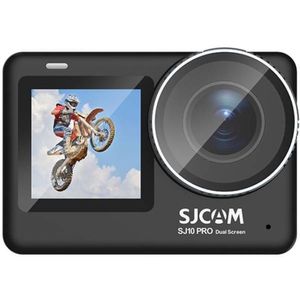 Camera De Acao Sjcam Sj10 Pro Dual Screen 4k Wifi - Preto