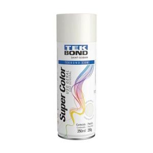 Tinta Aerossol Branco Brilhante 350ml Tekbond - Cx - 6