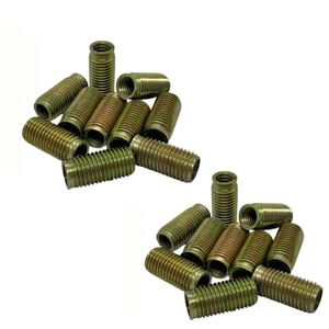 Rosca Postiça Bucha Roscada - M9x1,5 - M12x1,5 - 20 Pçs