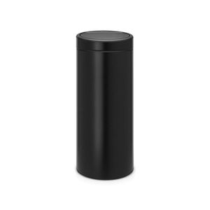 Lixeira Em Aço Inox Touch Bin 30 Litros Brabantia Preta