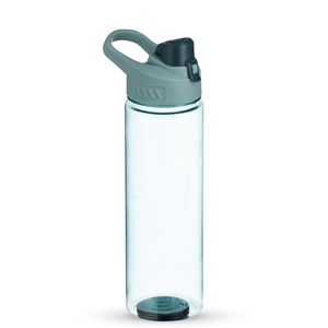 Garrafa Squeeze Plástico 700ml Alça Tampa Rosqueável E Trava Cores:verde Claro