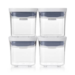 Conjunto Com 4 Potes Quadrados Pop 2.0 Oxo