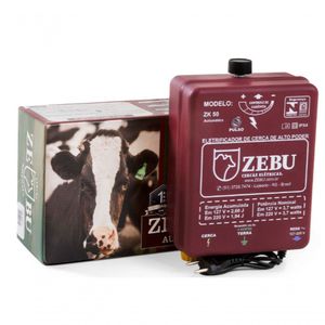 Eletrificador De Cerca Elétrica Zebu Zk50 127v-220v Automático 50 Km