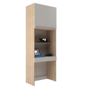 Módulo Escrivaninha 2 Portas San Diego Aveiro Oak-cinza Urbano