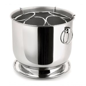 Champagneira 12 L Com Bandeja Coletora E Grelha 5 Garrafas Forma Inox 802082
