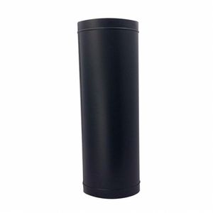 Duto Preto Para Chaminé 180 Mm De Diâmetro 60 Cm De Altura