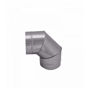 Curva Cotovelo Galvanizada 90° De 130 Mm De Diâmetro