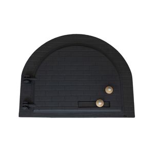 Porta Forno Fogão A Lenha Pizza Ferro Fundido Igloo 52X42Cm